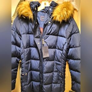 Tommy Hilfiger blue bomber type jacket